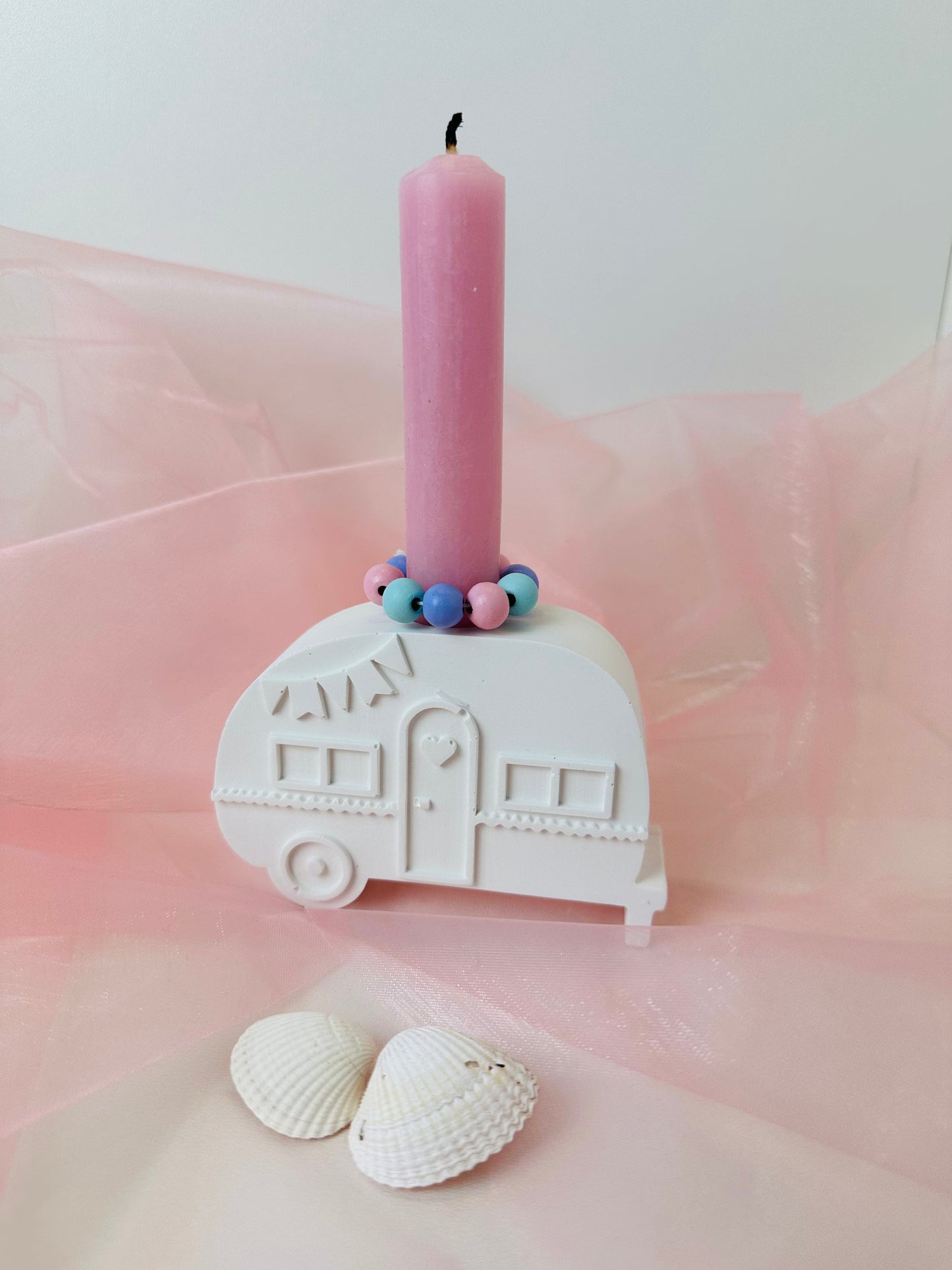Kerzenhalter/ Kerzenständer Wohnwagen für Stabkerzen