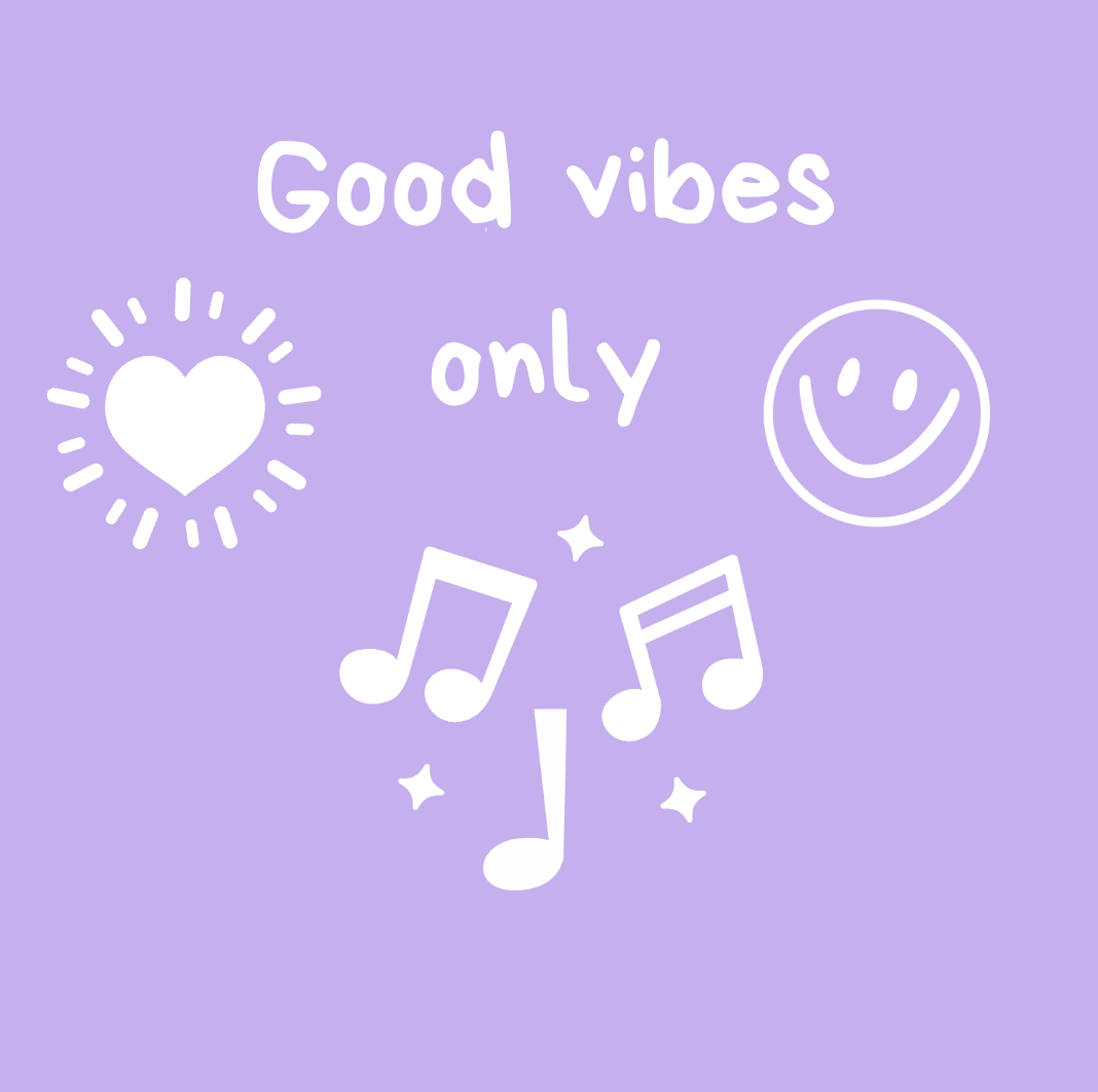 Tasche/ Tote Bag/ Stoffbeutel aus Baumwolle pastell mit Spruch: Good vibes only
