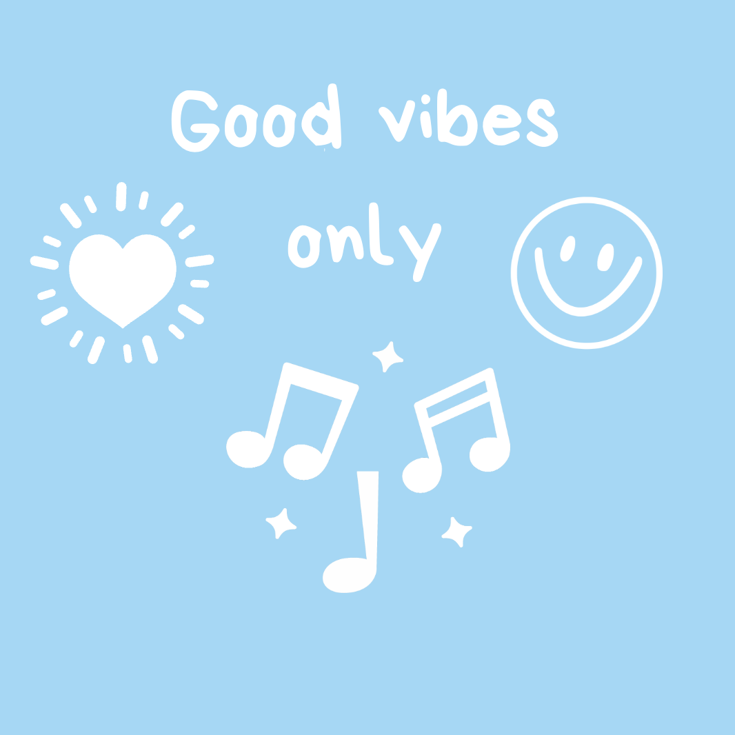 Tasche/ Tote Bag/ Stoffbeutel aus Baumwolle pastell mit Spruch: Good vibes only