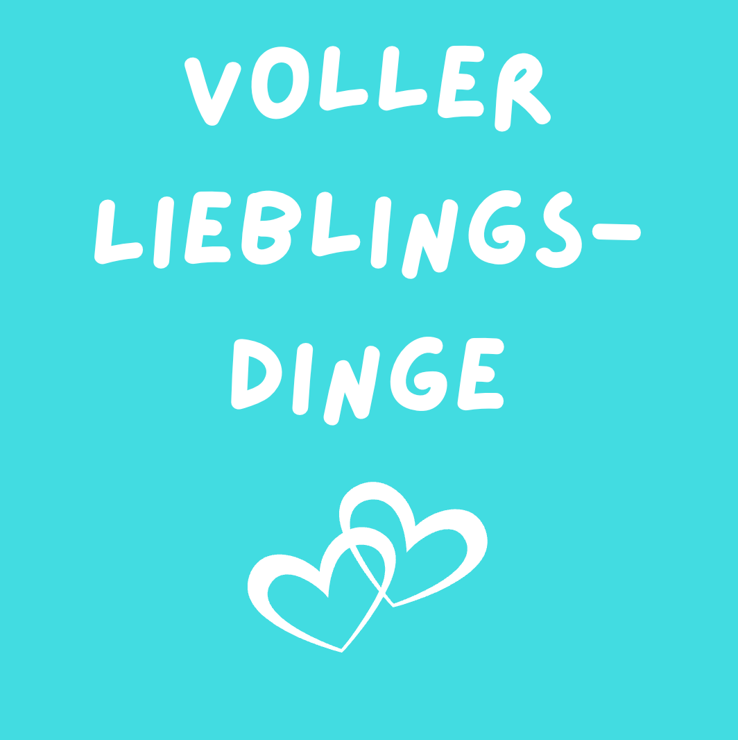 Tasche/ Tote Bag/ Stoffbeutel aus Baumwolle pastell mit Spruch: voller Lieblingsdinge
