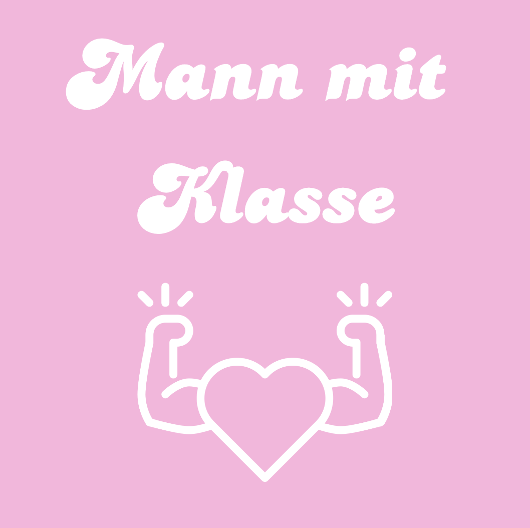 Tasche/ Tote Bag/ Stoffbeutel aus Baumwolle pastell mit Spruch für Lehrer: Mann mit Klasse