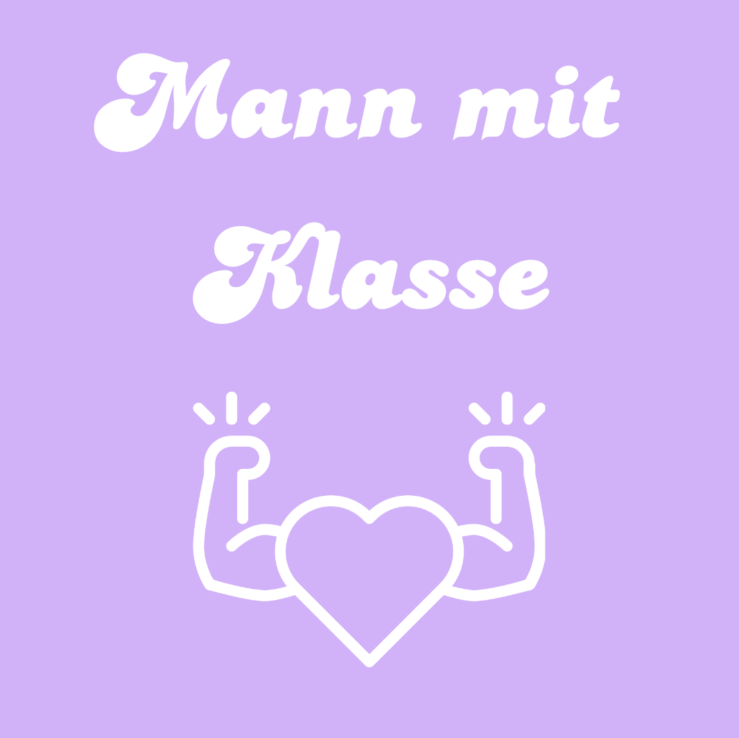 Tasche/ Tote Bag/ Stoffbeutel aus Baumwolle pastell mit Spruch für Lehrer: Mann mit Klasse