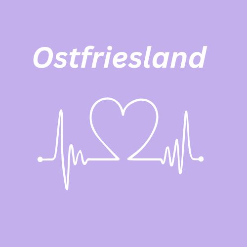 Tasche/ Tote Bag/ Stoffbeutel aus Baumwolle pastell mit Spruch: Ostfriesland