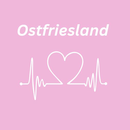 Tasche/ Tote Bag/ Stoffbeutel aus Baumwolle pastell mit Spruch: Ostfriesland