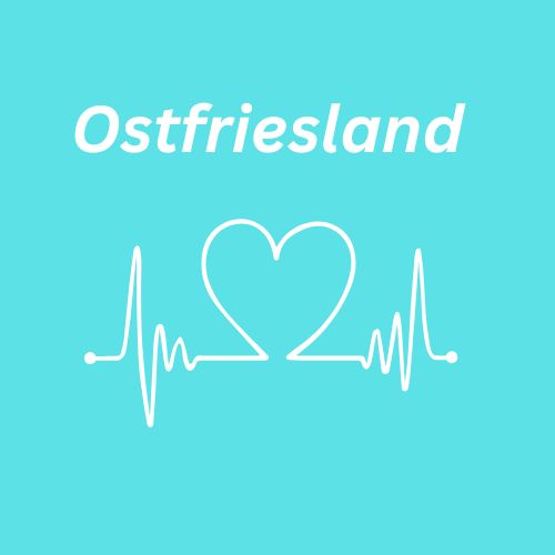 Tasche/ Tote Bag/ Stoffbeutel aus Baumwolle pastell mit Spruch: Ostfriesland