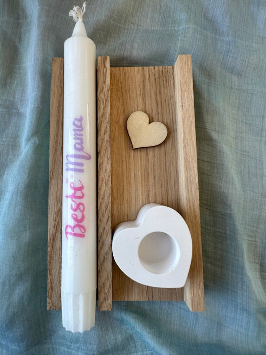 Kerzenset Beste Mama Muttertagsgeschenk